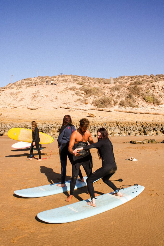 Surf Lessons at Surf Moroccan Break